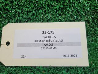 bontott SUZUKI SX4 S-Cross II Bal hátsó Sárvédő Szélesítő