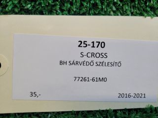 bontott SUZUKI SX4 S-Cross II Bal hátsó Sárvédő Szélesítő