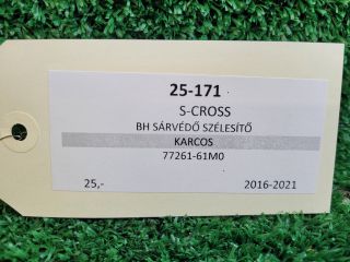 bontott SUZUKI SX4 S-Cross II Bal hátsó Sárvédő Szélesítő