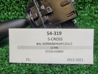 bontott SUZUKI SX4 S-Cross II Bal Kormánykapcsoló Irányjelző
