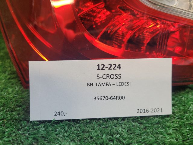 bontott SUZUKI SX4 S-Cross II Bal Külső Hátsó Lámpa