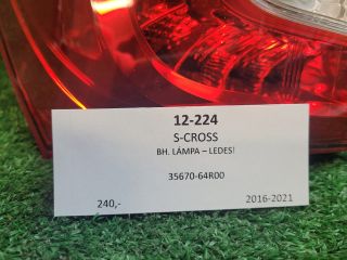 bontott SUZUKI SX4 S-Cross II Bal Külső Hátsó Lámpa