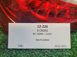 bontott SUZUKI SX4 S-Cross II Bal Külső Hátsó Lámpa