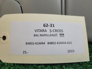 bontott SUZUKI SX4 S-Cross II Bal Napellenző