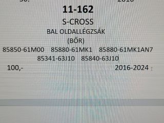 bontott SUZUKI SX4 S-Cross II Bal Oldallégzsák