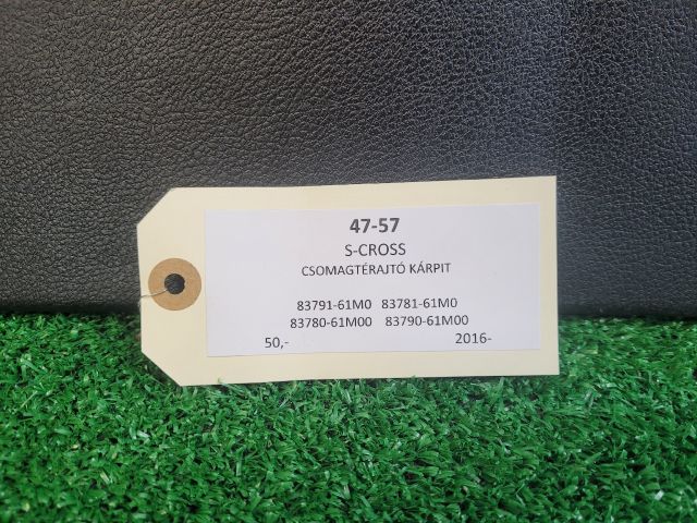 bontott SUZUKI SX4 S-Cross II Csomagtérajtó Kárpit
