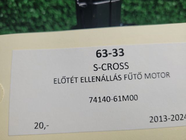 bontott SUZUKI SX4 S-Cross II Előtét Ellenállás Fűtőmotor