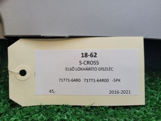 bontott SUZUKI SX4 S-Cross II Első Lökhárító Díszléc