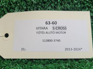 bontott SUZUKI SX4 S-Cross II Fűtés Állító Motor