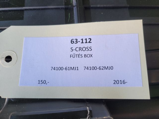 bontott SUZUKI SX4 S-Cross II Fűtés Box