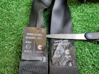 bontott SUZUKI SX4 S-Cross II Hátsó Biztonsági Öv Szett