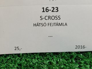 bontott SUZUKI SX4 S-Cross II Hátsó Fejtámla