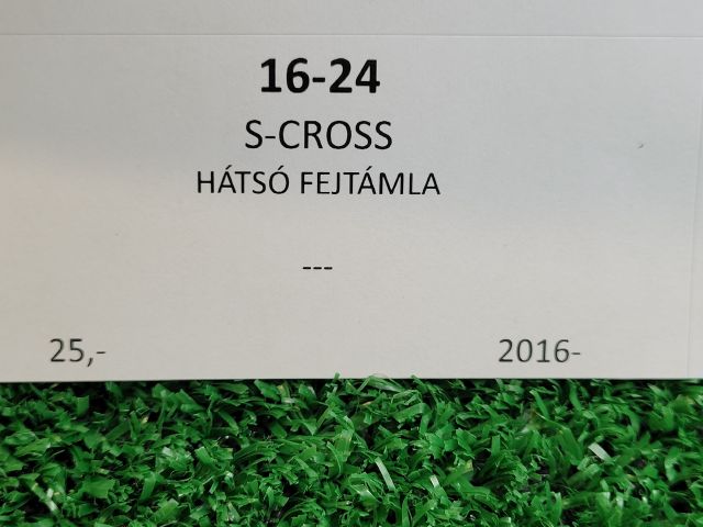 bontott SUZUKI SX4 S-Cross II Hátsó Fejtámla