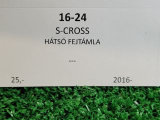 bontott SUZUKI SX4 S-Cross II Hátsó Fejtámla