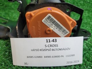 bontott SUZUKI SX4 S-Cross II Hátsó középső Biztonsági Öv