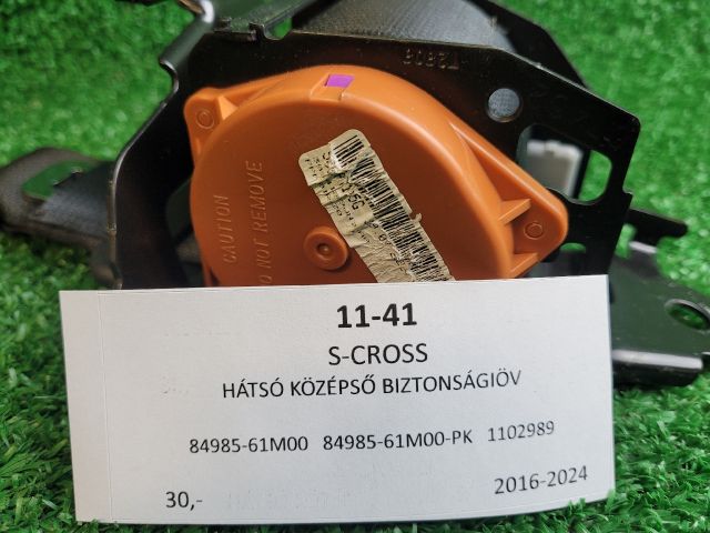 bontott SUZUKI SX4 S-Cross II Hátsó középső Biztonsági Öv