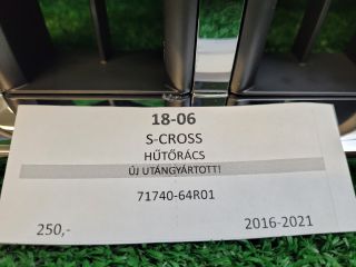 bontott SUZUKI SX4 S-Cross II Hűtőrács