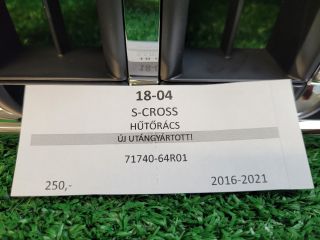 bontott SUZUKI SX4 S-Cross II Hűtőrács