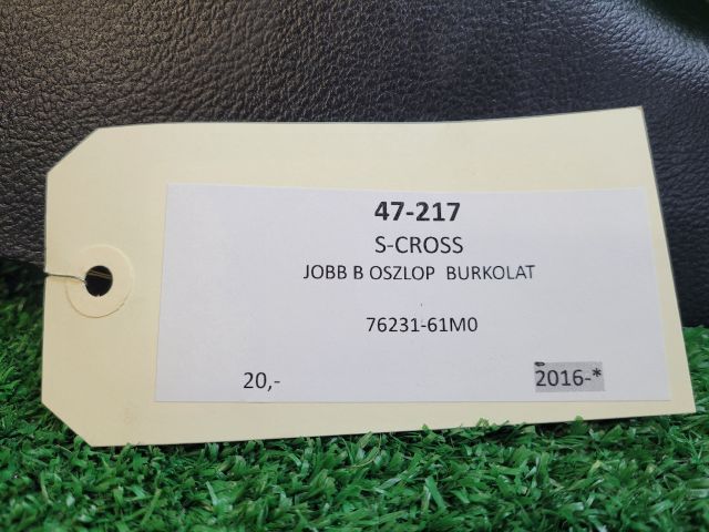 bontott SUZUKI SX4 S-Cross II Jobb B Oszlop Burkolat