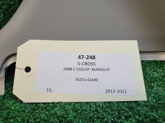 bontott SUZUKI SX4 S-Cross II Jobb C Oszlop Burkolat