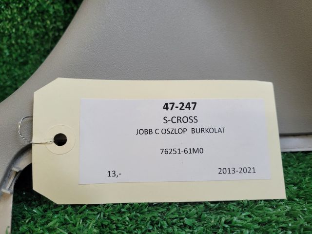 bontott SUZUKI SX4 S-Cross II Jobb C Oszlop Burkolat