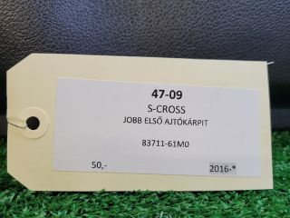 bontott SUZUKI SX4 S-Cross II Jobb első Ajtó Kárpit