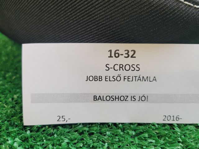 bontott SUZUKI SX4 S-Cross II Jobb első Fejtámla