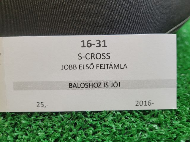 bontott SUZUKI SX4 S-Cross II Jobb első Fejtámla