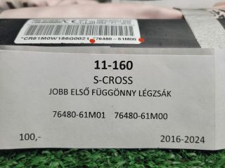 bontott SUZUKI SX4 S-Cross II Jobb első Függöny Légzsák