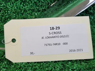 bontott SUZUKI SX4 S-Cross II Jobb első Lökhárító Díszléc