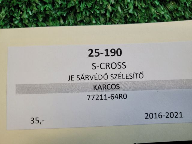 bontott SUZUKI SX4 S-Cross II Jobb első Sárvédő Szélesítő