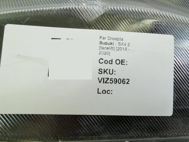 bontott SUZUKI SX4 S-Cross II Jobb Fényszóró