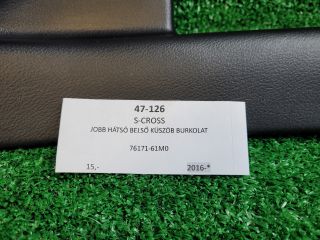 bontott SUZUKI SX4 S-Cross II Jobb hátsó Belső Küszöb Burkolat