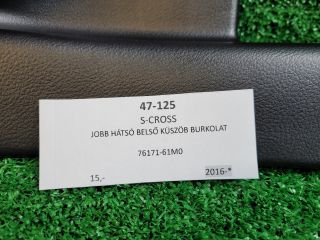 bontott SUZUKI SX4 S-Cross II Jobb hátsó Belső Küszöb Burkolat