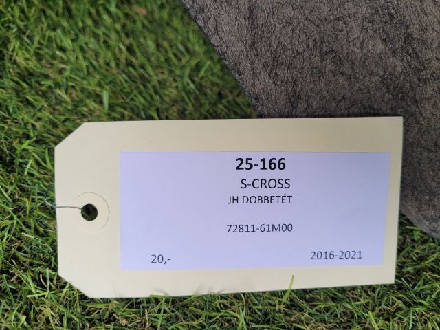 bontott SUZUKI SX4 S-Cross II Jobb hátsó Dobbetét (Kerékjárati, Műanyag)