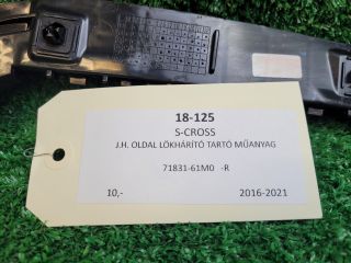 bontott SUZUKI SX4 S-Cross II Jobb hátsó Oldal Lökhárító Tartó (Műanyag)