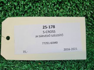 bontott SUZUKI SX4 S-Cross II Jobb hátsó Sárvédő Szélesítő