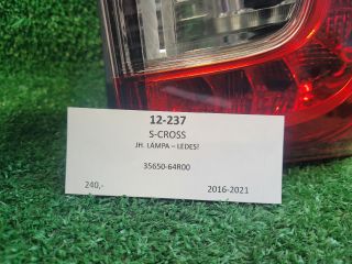 bontott SUZUKI SX4 S-Cross II Jobb Külső Hátsó Lámpa