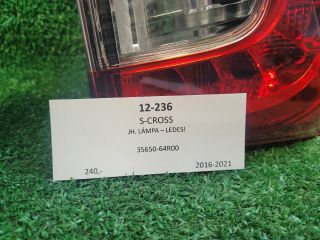 bontott SUZUKI SX4 S-Cross II Jobb Külső Hátsó Lámpa