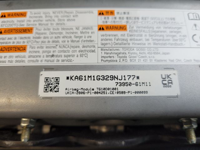 bontott SUZUKI SX4 S-Cross II Komplett Légzsák Szett