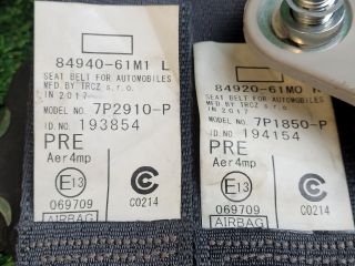 bontott SUZUKI SX4 S-Cross II Komplett Légzsák Szett