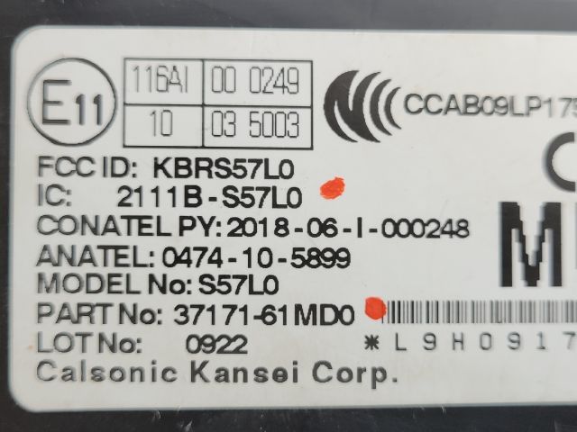 bontott SUZUKI SX4 S-Cross II Központizár Elektronika