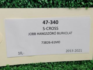 bontott SUZUKI SX4 S-Cross II Műszerfal Jobb Hangszóró Burkolat