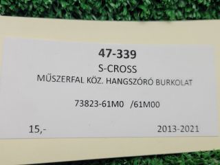 bontott SUZUKI SX4 S-Cross II Műszerfal Középső Hangszóró Burkolat