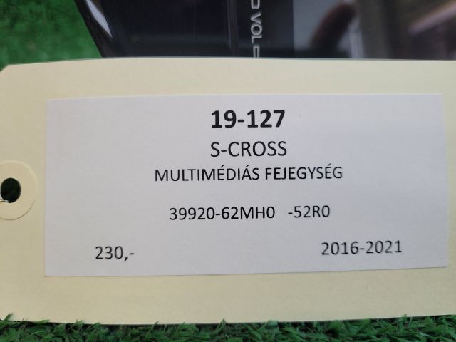 bontott SUZUKI SX4 S-Cross II Navigációs Fejegység