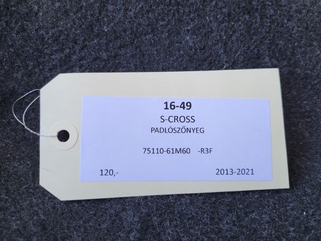 bontott SUZUKI SX4 S-Cross II Padlószőnyeg