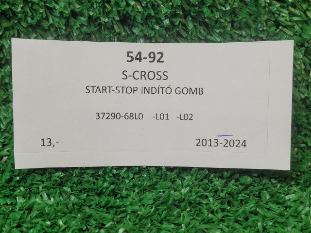 bontott SUZUKI SX4 S-Cross II Start / Stop Indító Gomb