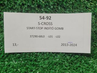 bontott SUZUKI SX4 S-Cross II Start / Stop Indító Gomb