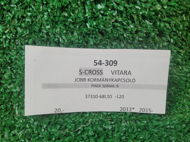 bontott SUZUKI SX4 S-Cross Jobb Kormánykapcsoló Ablaktörlő