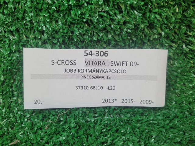 bontott SUZUKI SX4 S-Cross Jobb Kormánykapcsoló Ablaktörlő